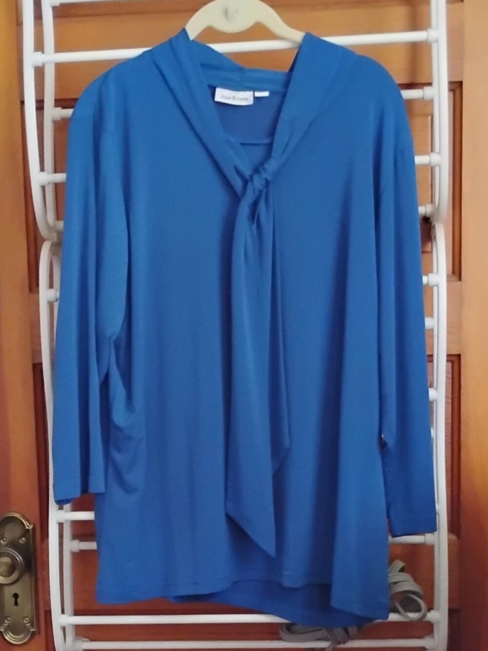 Royal Blue Joan Rivers Blouse XL